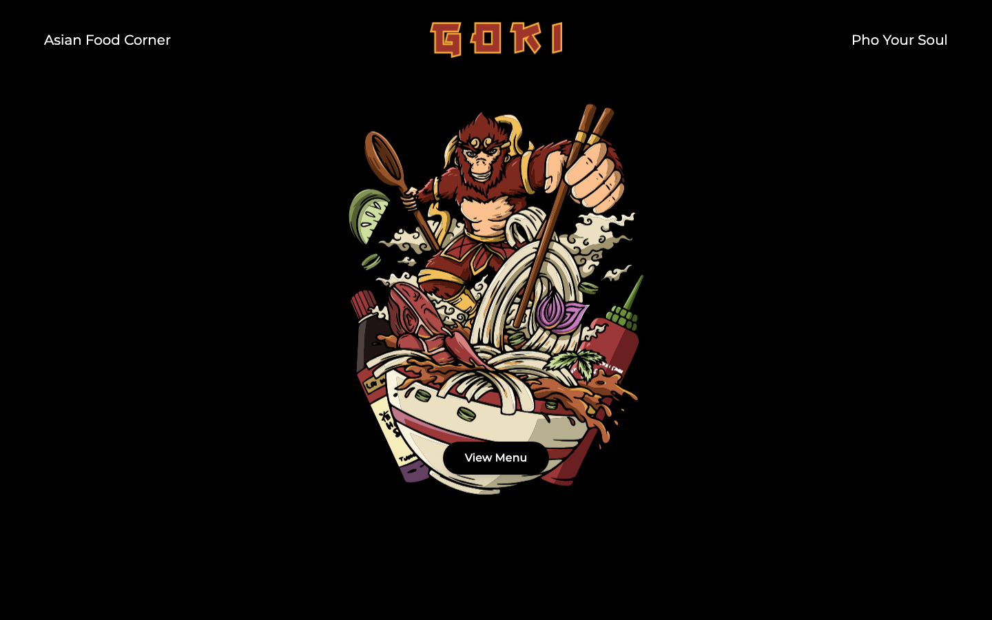 Goki Restaurant Website