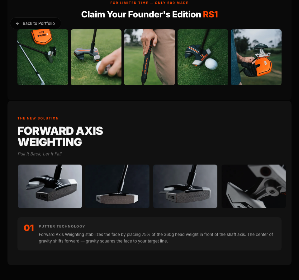 PG Page Builder Founders Section