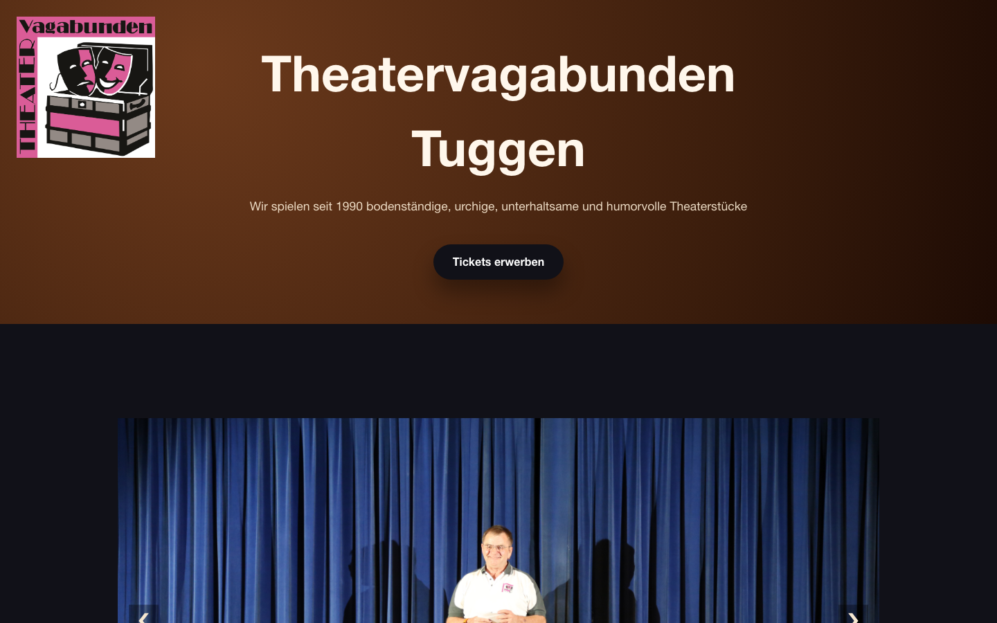Theater Vagabunden Website